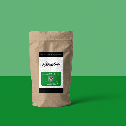 Ethiopia Single Origin Whole Bean Coffee